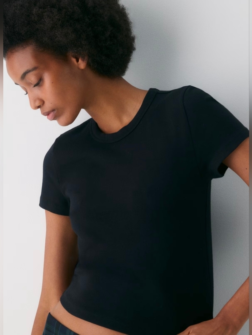 ARITZIA Sunday Best BestHug™ Little Ribbed T-Shirt